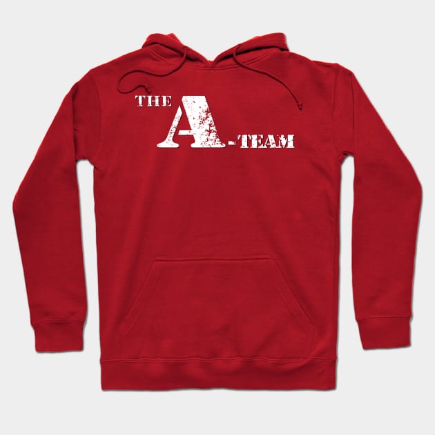 The A-Team Logo Distressed Hoodie by Shirleyy Shop Arts